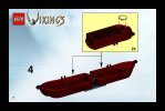 Instrucciones de Construcción - LEGO - 7016 - Viking Boat against the Wyvern Dragon: Page 4