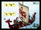 Instrucciones de Construcción - LEGO - 7018 - Viking Ship challenges the Midgard Serpe: Page 49