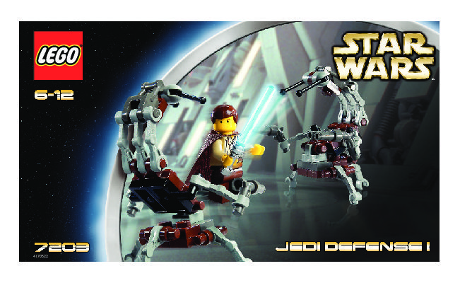 Instrucciones de Construcción - LEGO - 7203 - Jedi™ Defense I: Page 1