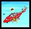 Instrucciones de Construcción - LEGO - 7206 - Fire Helicopter: Page 40