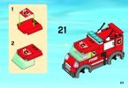 Instrucciones de Construcción - LEGO - 7208 - Fire Station: Page 23