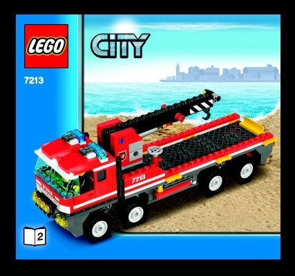 Instrucciones de Construcción - LEGO - 7213 - Off-road Fire Truck & Fireboat: Page 1