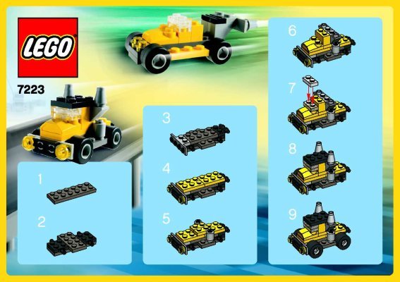 Instrucciones de Construcción - LEGO - 7223 - Wheelers: Page 1