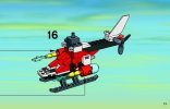 Instrucciones de Construcción - LEGO - 7238 - Fire Helicopter: Page 13