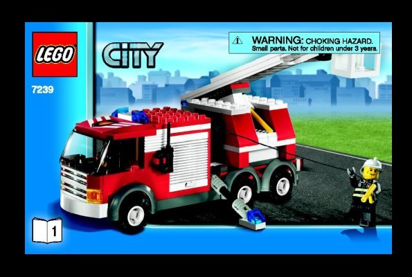 Instrucciones de Construcción - LEGO - 7239 - Fire Truck: Page 1