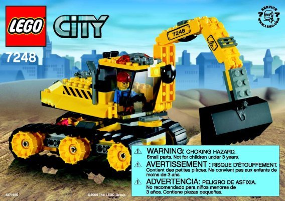 Instrucciones de Construcción - LEGO - 7248 - Digger: Page 1