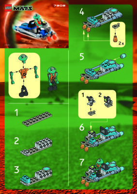 Instrucciones de Construcción - LEGO - 7303 - JET SCOOTER: Page 1