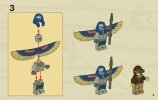 Instrucciones de Construcción - LEGO - 7307 - Flying Mummy Attack: Page 3