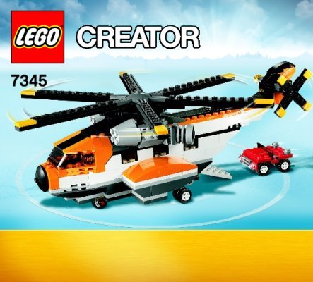 Instrucciones de Construcción - LEGO - 7345 - Transport Chopper: Page 1