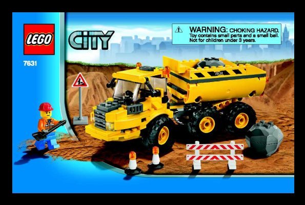 Instrucciones de Construcción - LEGO - 7631 - Dump Truck: Page 1