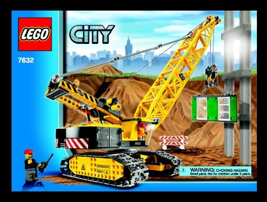 Instrucciones de Construcción - LEGO - 7632 - Crawler Crane: Page 1