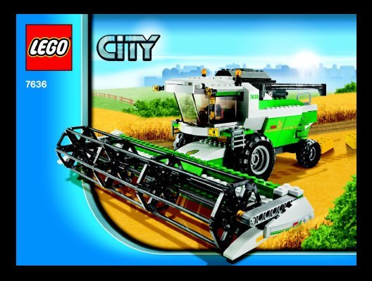 Instrucciones de Construcción - LEGO - 7636 - Combine Harvester: Page 1