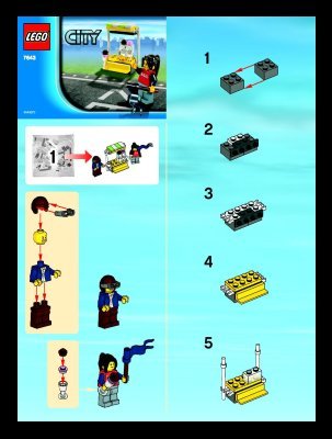 Instrucciones de Construcción - LEGO - 7643 - Air Show Plane: Page 1