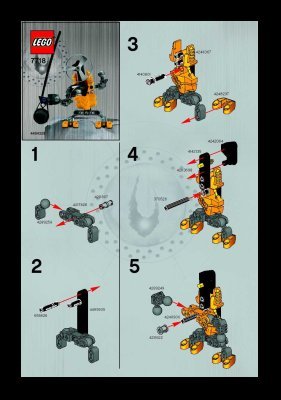 Instrucciones de Construcción - LEGO - 7718 - QUICK Bad Guy Yellow: Page 1