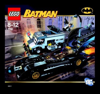 Instrucciones de Construcción - LEGO - 7781 - The Batmobile™: Two-Face's Escape: Page 1