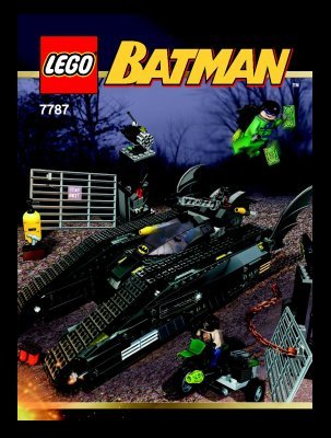 Instrucciones de Construcción - LEGO - 7787 - The Bat-Tank™: The Riddler™ and Bane's H: Page 1