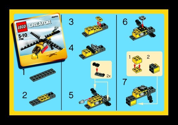 Instrucciones de Construcción - LEGO - 7799 - Cargo Chopper: Page 1