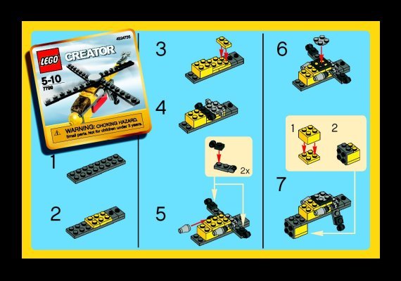 Instrucciones de Construcción - LEGO - 7799 - Cargo Chopper: Page 1