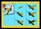 Instrucciones de Construcción - LEGO - 7808 - Yellow airplane: Page 1