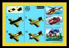 Instrucciones de Construcción - LEGO - 7808 - Yellow airplane: Page 2