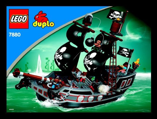 Instrucciones de Construcción - LEGO - 7880 - DUPLO® Big Pirate Ship: Page 1