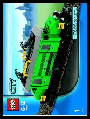 Instrucciones de Construcción - LEGO - 7898 - Cargo Train Deluxe: Page 1