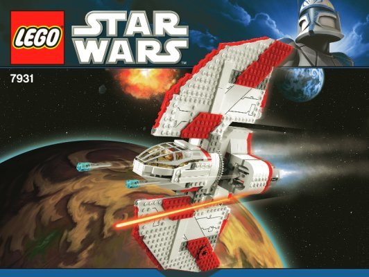 Instrucciones de Construcción - LEGO - 7931 - T-6 Jedi Shuttle™: Page 1