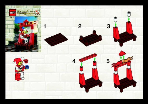 Instrucciones de Construcción - LEGO - 7953 - Jester: Page 1