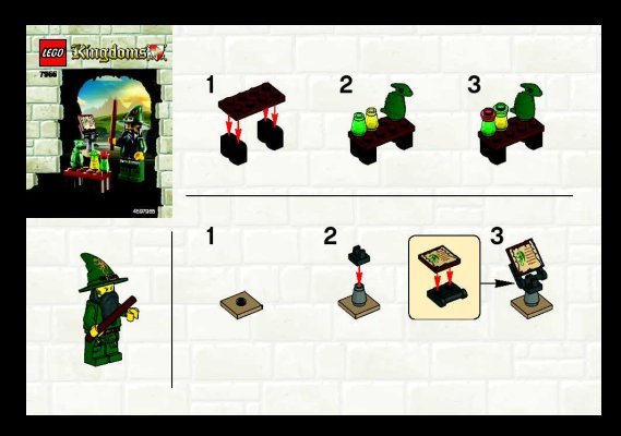 Instrucciones de Construcción - LEGO - 7955 - Wizard: Page 1