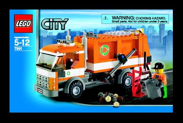 Instrucciones de Construcción - LEGO - 7991 - Garbage Truck: Page 1