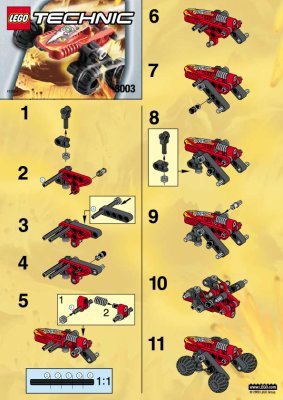 Instrucciones de Construcción - LEGO - 8003 - Volcano Climber: Page 1