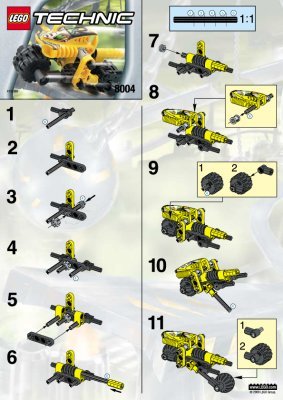 Instrucciones de Construcción - LEGO - 8004 - DIRT BIKE: Page 1