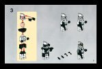 Instrucciones de Construcción - LEGO - 8014 - Clone Walker™ Battle Pack: Page 3