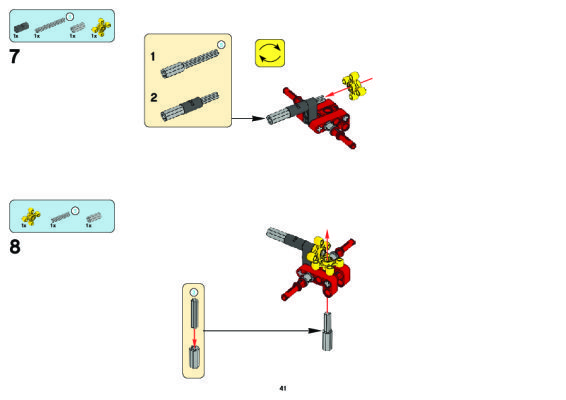 Instrucciones de Construcción - LEGO - 8041 - Race Truck: Page 1