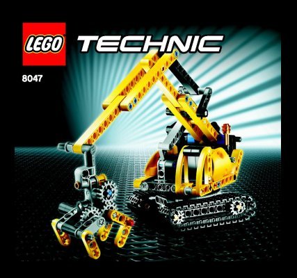 Instrucciones de Construcción - LEGO - 8047 - Compact Excavator: Page 1