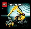 Instrucciones de Construcción - LEGO - 8047 - Compact Excavator: Page 1