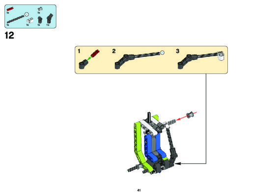 Instrucciones de Construcción - LEGO - 8049 - Tractor with Log Loader: Page 1