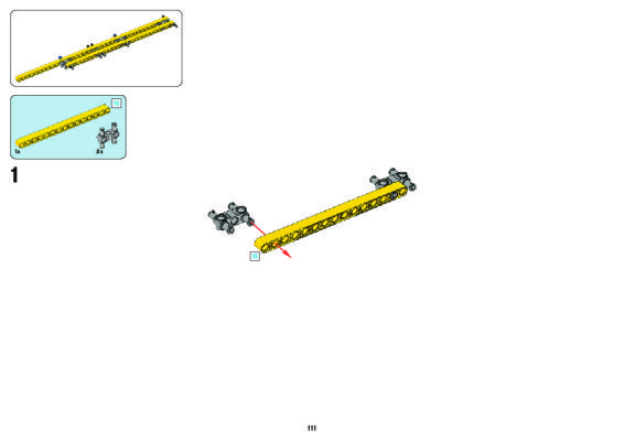 Instrucciones de Construcción - LEGO - 8053 - Mobile Crane: Page 1