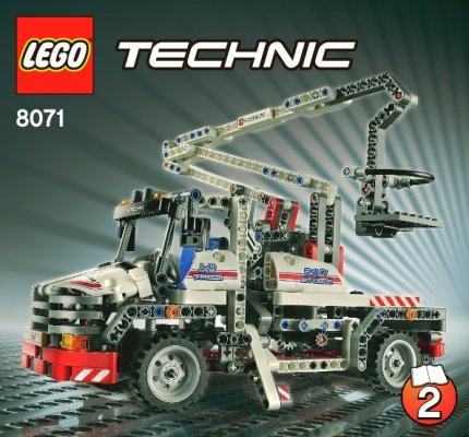 Instrucciones de Construcción - LEGO - 8071 - Bucket Truck: Page 1