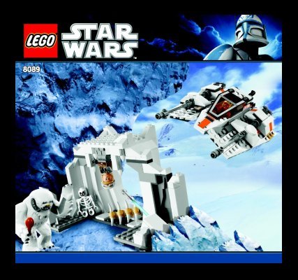 Instrucciones de Construcción - LEGO - 8089 - Hoth Wampa Cave™: Page 1