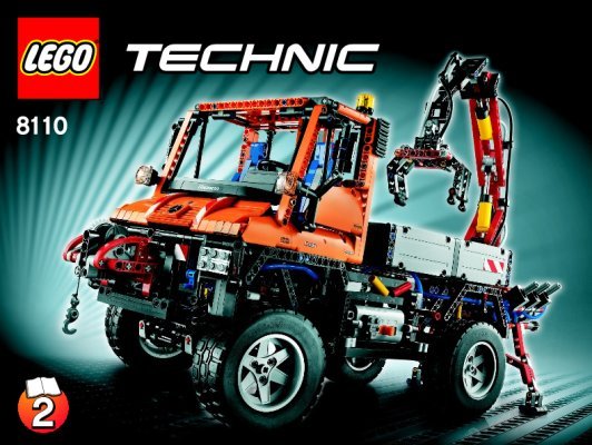 Instrucciones de Construcción - LEGO - 8110 - Unimog U400: Page 1