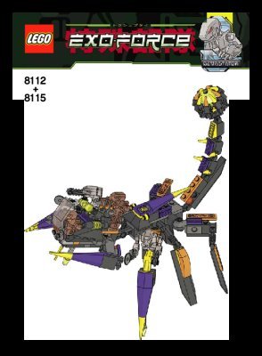 Instrucciones de Construcción - LEGO - 8112 - Battle Arachnoid: Page 1