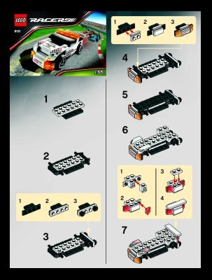 Instrucciones de Construcción - LEGO - 8121 - Track Marshal: Page 1