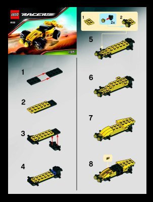 Instrucciones de Construcción - LEGO - 8122 - Desert Viper: Page 1