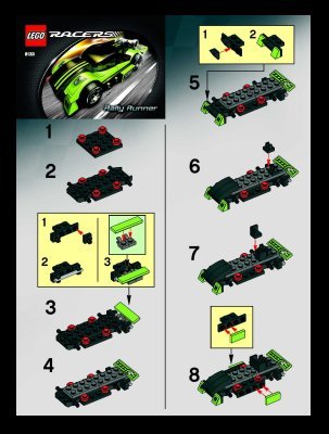 Instrucciones de Construcción - LEGO - 8133 - Rally Runner: Page 1