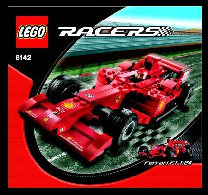 Instrucciones de Construcción - LEGO - 8142 - Ferrari F1 1:24: Page 1