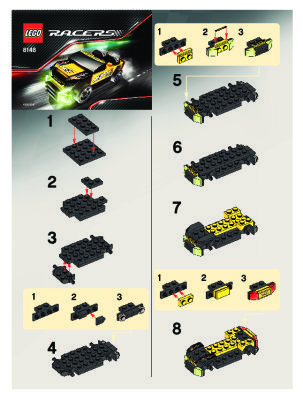 Instrucciones de Construcción - LEGO - 8148 - EZ-Roadster: Page 1