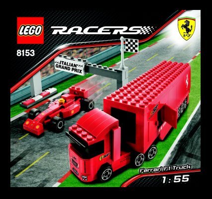 Instrucciones de Construcción - LEGO - 8153 - Ferrari F1 Truck: Page 1