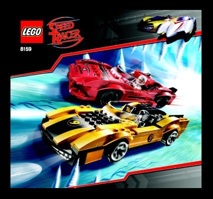 Instrucciones de Construcción - LEGO - 8159 - Racer X & Taejo Togokhan: Page 1