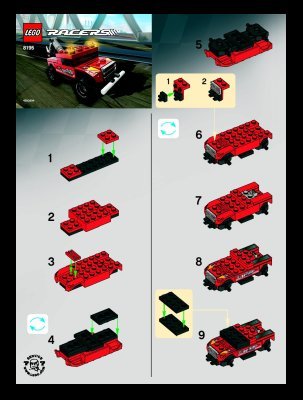 Instrucciones de Construcción - LEGO - 8195 - Turbo Tow: Page 1